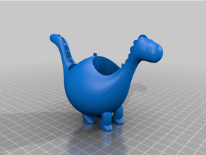 dinossauro essencial óleo suporte 3d print model - Mito3D