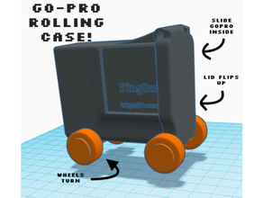 pro roue Cas gaine couvercle héros 8 3d impression roues go Go Pro imprimable rouleau roulant chercher 3d print model - Mito3D