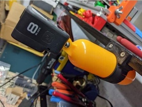 gopro shelf mount camera mounted 3d print model - Mito3D