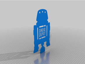 droïde dépôt signe r5 version 3d print model - Mito3D