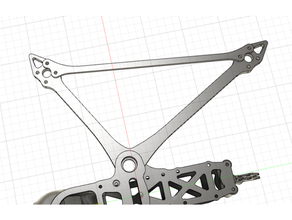 Arm Klammer Dave Minilongrange 5'' DIY Drohne Rahmen fpv Angebot Mini 3d print model - Mito3D