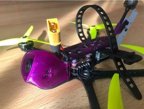 dji hd cosse accessoires vue Dave mini gamme 5'' DIY drone Cadre courses fpv longue 3d print model - Mito3D