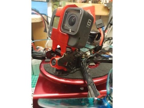 wildwilly dolphin 1 frame lightweight gopro hero 8 3d parts 3d print model - Mito3D