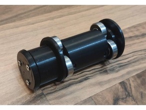 ender 3 ball bearing filamento carretel suporte 608 rolamento melhoria 3d print model - Mito3D