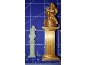 angel pillar engel pla sculpture sla 3d print model - Mito3D