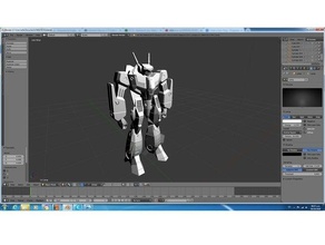 battroid robotech 3d print model - Mito3D