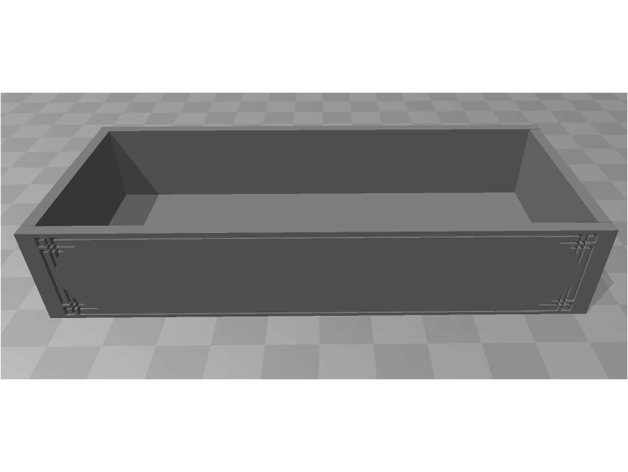 keepsake box organizer valet 3D print model - Mito3D