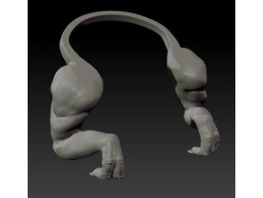 t rex pollo brazos divertido manos tiranosaurio 3d print model - Mito3D