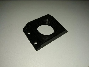 fixation bobine titulaire soutien + prise courant bouchon créalité ender 3 filament 3d print model - Mito3D
