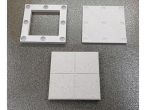 chão 2x2 cut stone forja aberta 3d print model - Mito3D