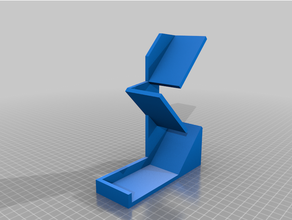 minimalistic dice tower 3d print model - Mito3D