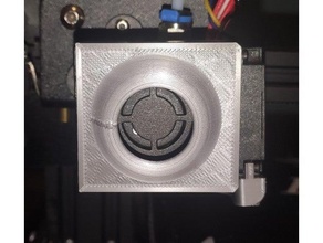 hotend Ventilator Schalldämpfer ender 3 3d print model - Mito3D