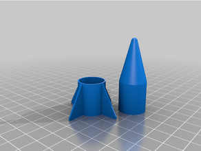kno3 açúcar foguete 3d print model - Mito3D