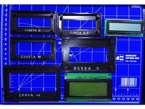 universal montagem mascarar lcd módulos Customizável personalizador monte caso bainha exibição suporte 3d print model - Mito3D