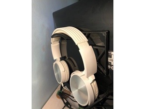 monitor headphone mount 3d print model - Mito3D