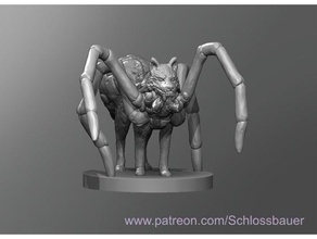 lobo araña 3d print model - Mito3D