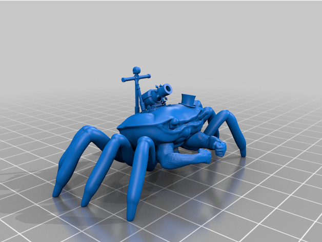 crab artillery 3D print model - Mito3D