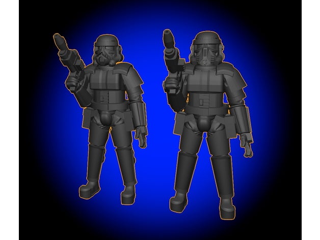 Sumpf Soldat Legion Star Kriege 3D print model - Mito3D