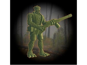 lucertola uomo legione uomini stella guerre 3d print model - Mito3D