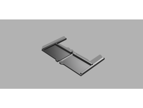 rii k22 ultra slim sliding keyboard tray desk 2020 rail 3d print model - Mito3D