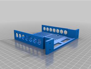 agile montaggio rack linksys lgs105 interruttore 2020 estrusione elettronica allegato laboratorio montare portatile cremagliera pollici 3d print model - Mito3D