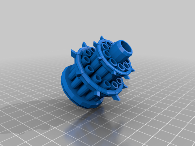 ratchet clank ryno remix - easier print 3D print model - Mito3D