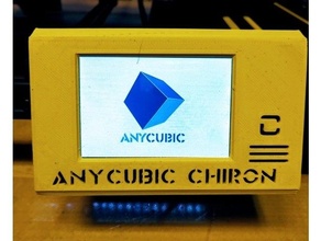 anycubic chiron lcd couverture gaine Cas 3d print model - Mito3D