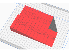 inch metric gauge block design tool 3d print model - Mito3D