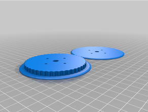 45 tooth timing pulley 3d print model - Mito3D
