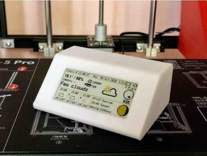 epaper batteria metereologico stazione esp32 3d print model - Mito3D