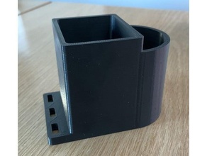 pen usb flash drive holder - compact version pencilholder pencil cup organiser thumbdrive tray 3d print model - Mito3D