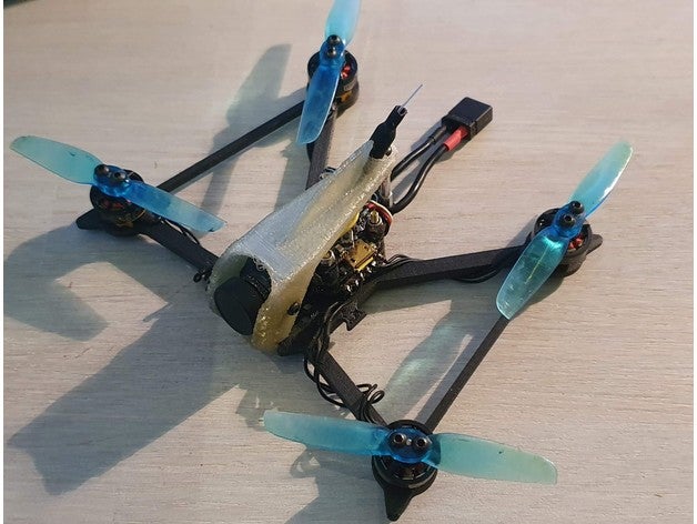 65mm cure dent drone canopée Cadre fpv 3D print model - Mito3D