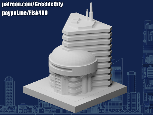 greeblecity male corp 3D print model - Mito3D