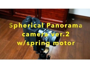 sphérique panorama caméra printemps moteur 3d print model - Mito3D