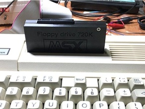 tdc-600 case cartridge floppy disk msx retro 3d print model - Mito3D