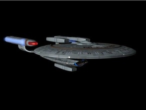 orleans class starship 3d print model - Mito3D