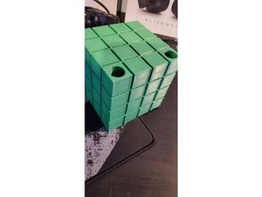 4x4 3d Marmor Matze Spiel Puzzle Spielzeug 3d print model - Mito3D