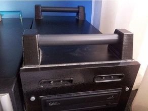 porta ordenador lidar caixa suporte gabinete caja empuadura ergonômico firmeza aperto mão jpo41 algema manija manilla soporte 3d print model - Mito3D