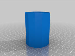 geometric containers 3d print model - Mito3D