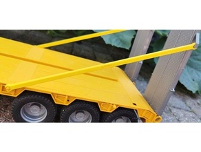 bruder 02776 loader truck ramp holders trailer holder 3d print model - Mito3D