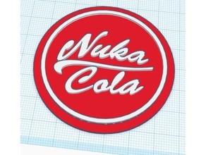 Nuka Cola modulaire logo insérer tomber 4 Tomber 3d print model - Mito3D
