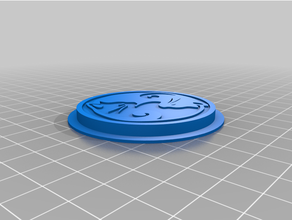 ying yang chats modulaire logo insérer 3d print model - Mito3D
