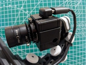 Himbeere pi hq Kamera + hdmi Extender montieren 16mm Ball Prusa 3d print model - Mito3D