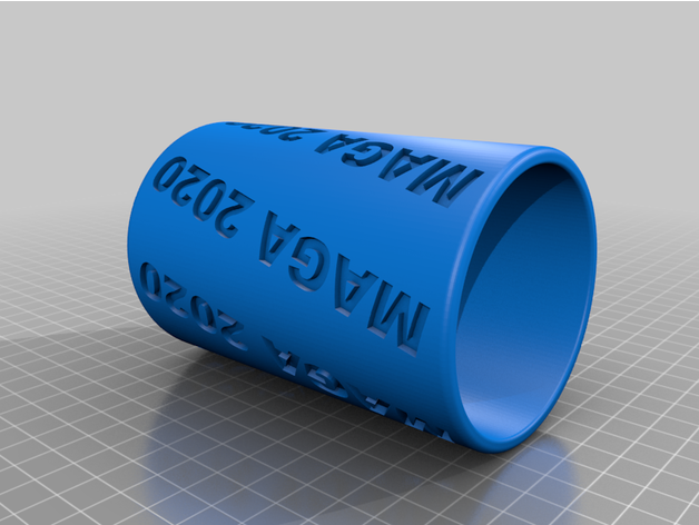 maga 2020 koozie trunfo 3D print model - Mito3D