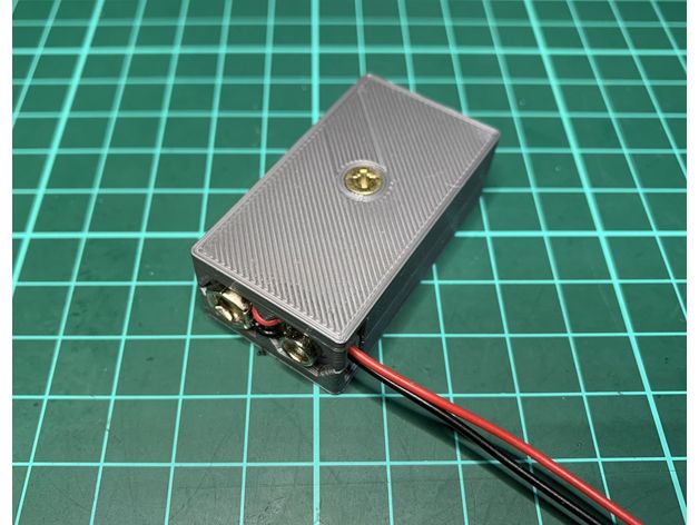 9v Batterie Adapter 3D print model - Mito3D
