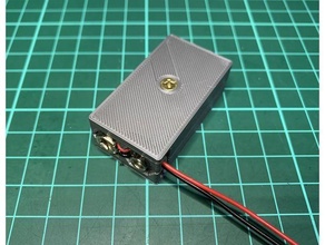 9v Batterie Adapter 3d print model - Mito3D
