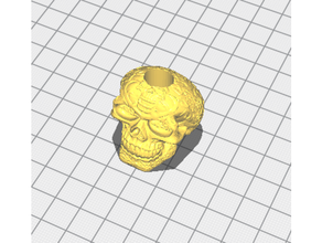 skull snuffer 3d print model - Mito3D