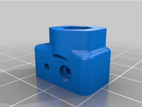 v6 nozzle mount probe - delta pro atom 3 lite 3d print model - Mito3D