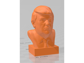Orange atout buste Président 3d print model - Mito3D