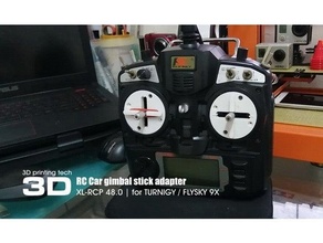 rc car gimbal stick adapter turnigy 9x flysky controller diy dx7 frsky futaba kit kopropo radio control remote sanwa spektrum th9x 3d print model - Mito3D